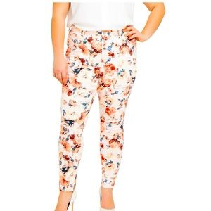 Jordache Women's Plus High Rise Ankle Legging